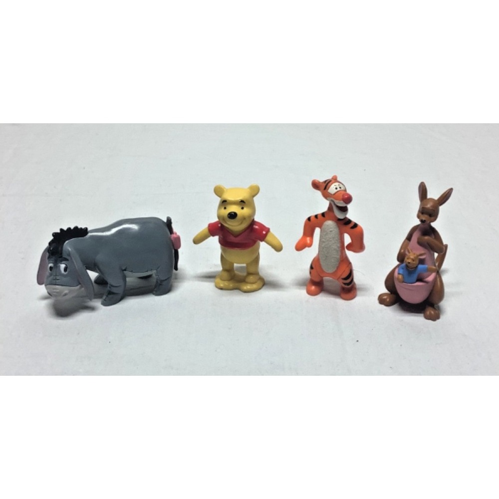 Winnie the Pooh Lot of 4 pvc toys Eeyore Tigger Too Winnie the Pooh figures